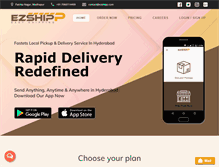 Tablet Screenshot of ezshipp.com